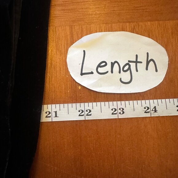 J.Crew Womens Black Velvet Skirt Size 20 - Picture 5 of 5